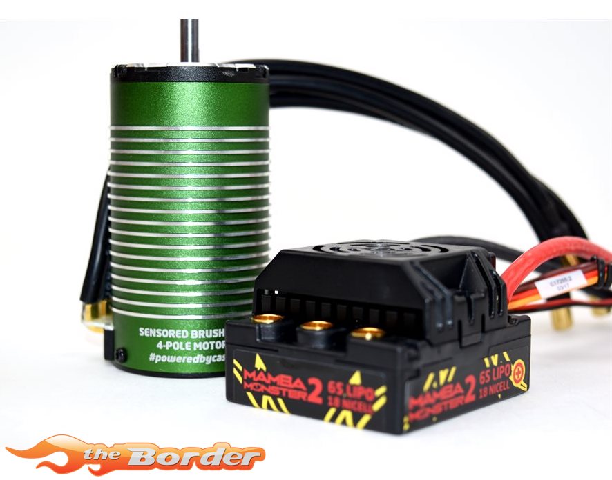 Castle Creations Mamba Monster v2 Waterproof ESC 1515-2200KV Sensored Motor Combo CC-010-0108-03