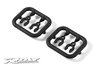 XRAY RX8 Composite Set Of Lower Susp. Arm Clips (2) 342180