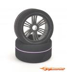 ContactRC WGT10 Tyres Front 38Sh - Carbon Rim 60mm JW2-38FA