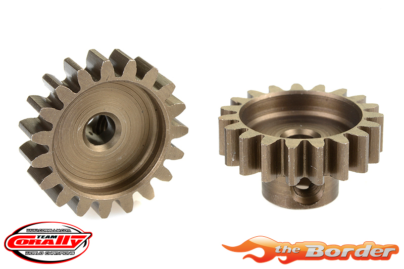 Corally 32DP 19T Steel Motor Pinion - 3.17mm Shaft C-71519