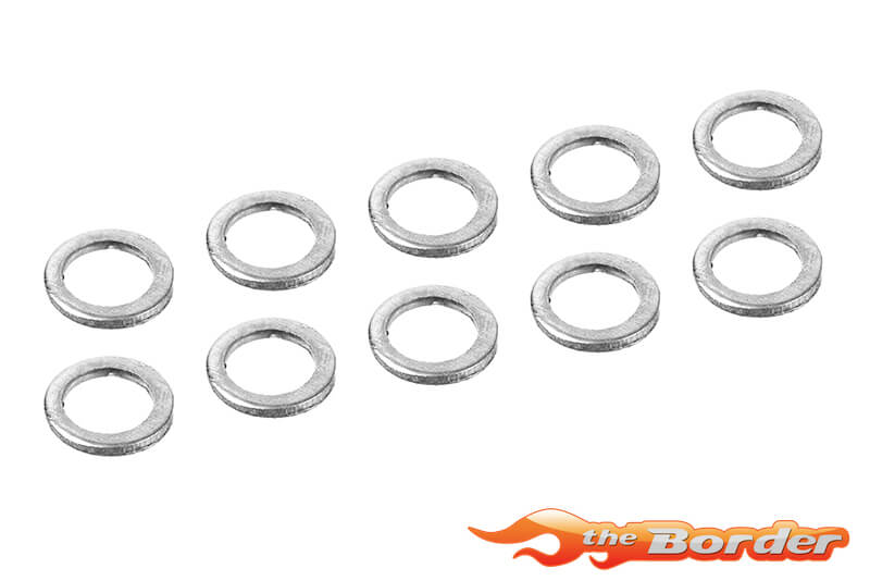 Corally Alu. Shim Ring - 3x4x0.5mm 10pcs C-00100-066 - Afbeelding 3