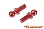Corally Alu. Threaded Ball 4.25mm - 2pcs C-00100-082