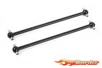 Corally Dogbones - Short 93mm - Rear - Steel - 2 pcs C-00180-369-1