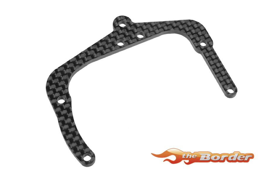 Corally FSX-10 Rear Pod Upper Plate - Graphite 2.5mm C-00120-002 - Afbeelding 3