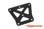 Corally Front Upper Steering Deck - Graphite 2mm - 1 pc C-00140-014