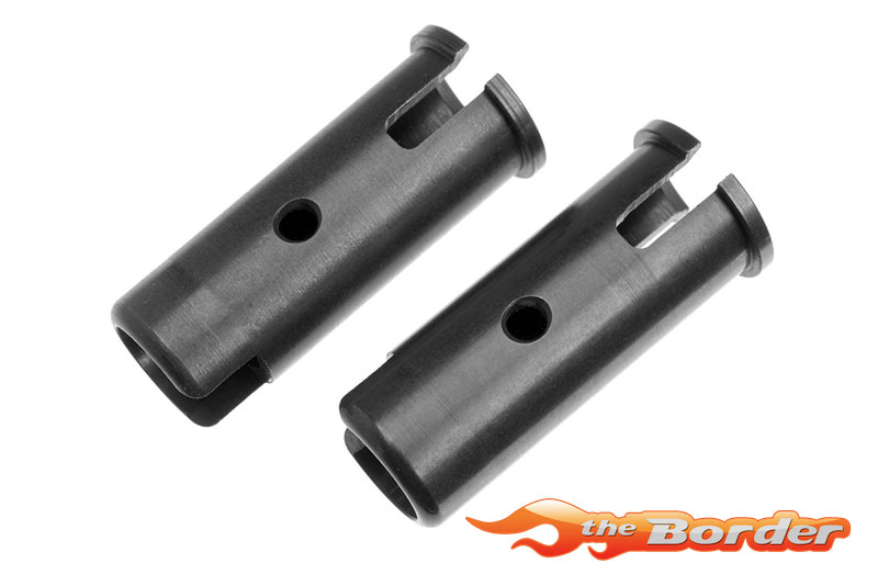 Corally Front Wheel Axle - Chrome Steel - 2pcs C-00130-041