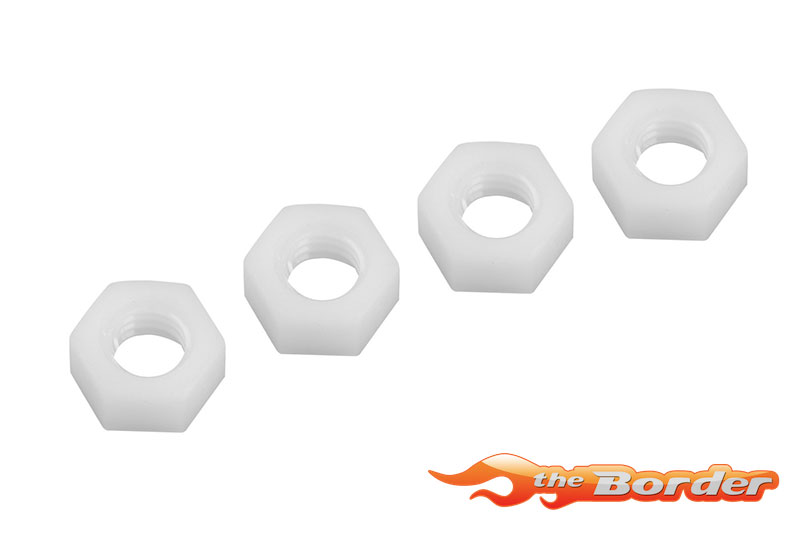 Corally Nylon Nut M6 - 4pcs C-00130-100