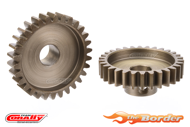 Corally Pinion Gear Mod1 30T 8mm Shaft Hardened Steel C-73830