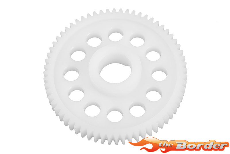 Corally Precision Machined Delrin Main Gear 32DP 60T - 1pc C-00130-208 - Afbeelding 3