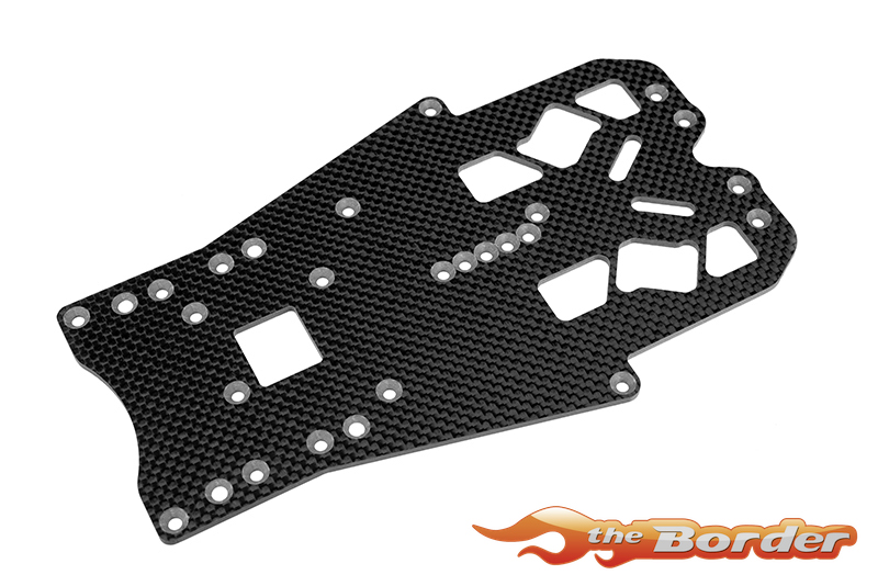 Corally SSX-12 Chassis Plate - Graphite 2.5mm C-00100-001