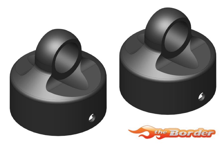 Corally Shock Cap - Aluminum - Hard Anodised - 2 pcs C-00180-133