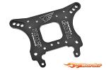 Corally Shock Tower Front XTR - Swiss Made 7075 T6 5mm Black Alu C-00180-674
