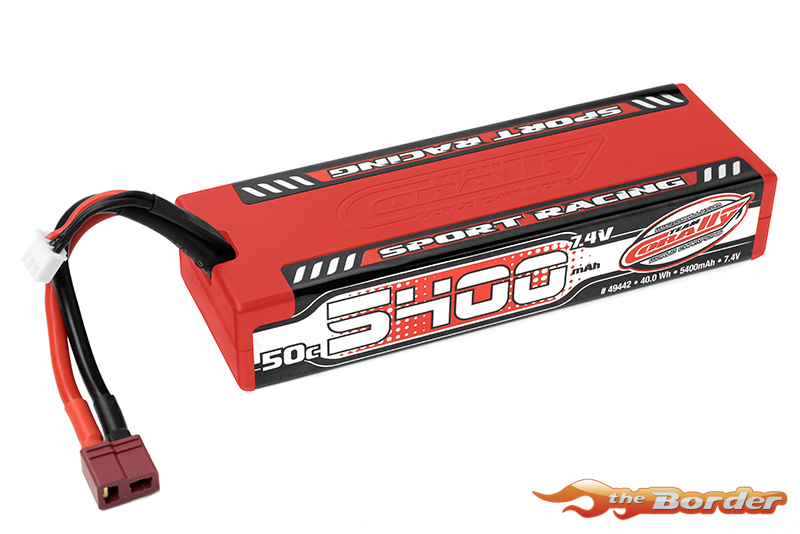 Corally Sport Racing 2S 5400mAh 7.4V LiPo 50C C-49442