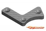 Corally Suspension arm stiffener - B - Lower Front - Left - Graphite 3mm - 1 pc C-00180-235