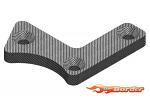 Corally Suspension arm stiffener - B - Lower Front - Right - Graphite 3mm - 1 pc C-00180-234