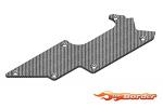 Corally Suspension arm stiffener - Rear - Left - Graphite 3mm - 1 pc C-00180-237