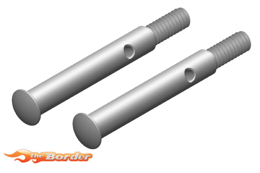 Corally Wheel Axle - Front - Steel - 2 pcs C-00250-036