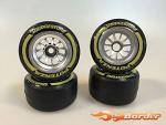 F1 Tyre Decals Type 1 BS - Yellow BRPD1201