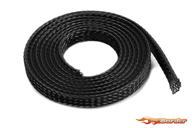 G-Force Wire Protection Sleeve - Braided - 6mm - Black - 1m GF-1476-010