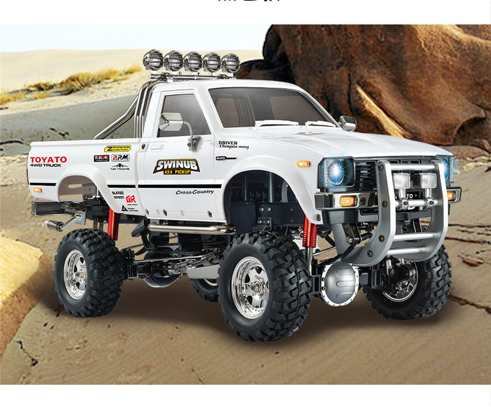 HG P409 2.4Ghz 4x4 Scale Hi-Lux Crawler Pick-Up 1/10 RTR White