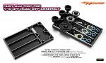 HUDY Alu Tray for 1/10 Off-Road Diff & Shocks 109840