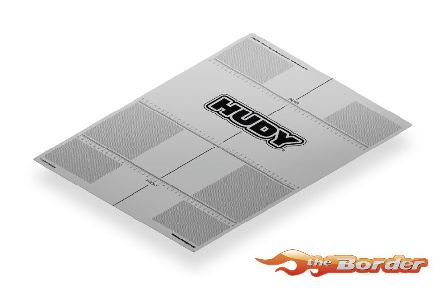 HUDY Plastic Set-Up Board Decal 399x545mm - 1/8 Off-Road & GT 108760