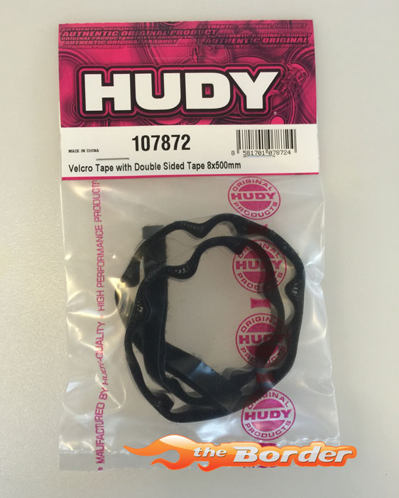 HUDY Velcro Tape With Double Sided Tape 8x500mm 107872