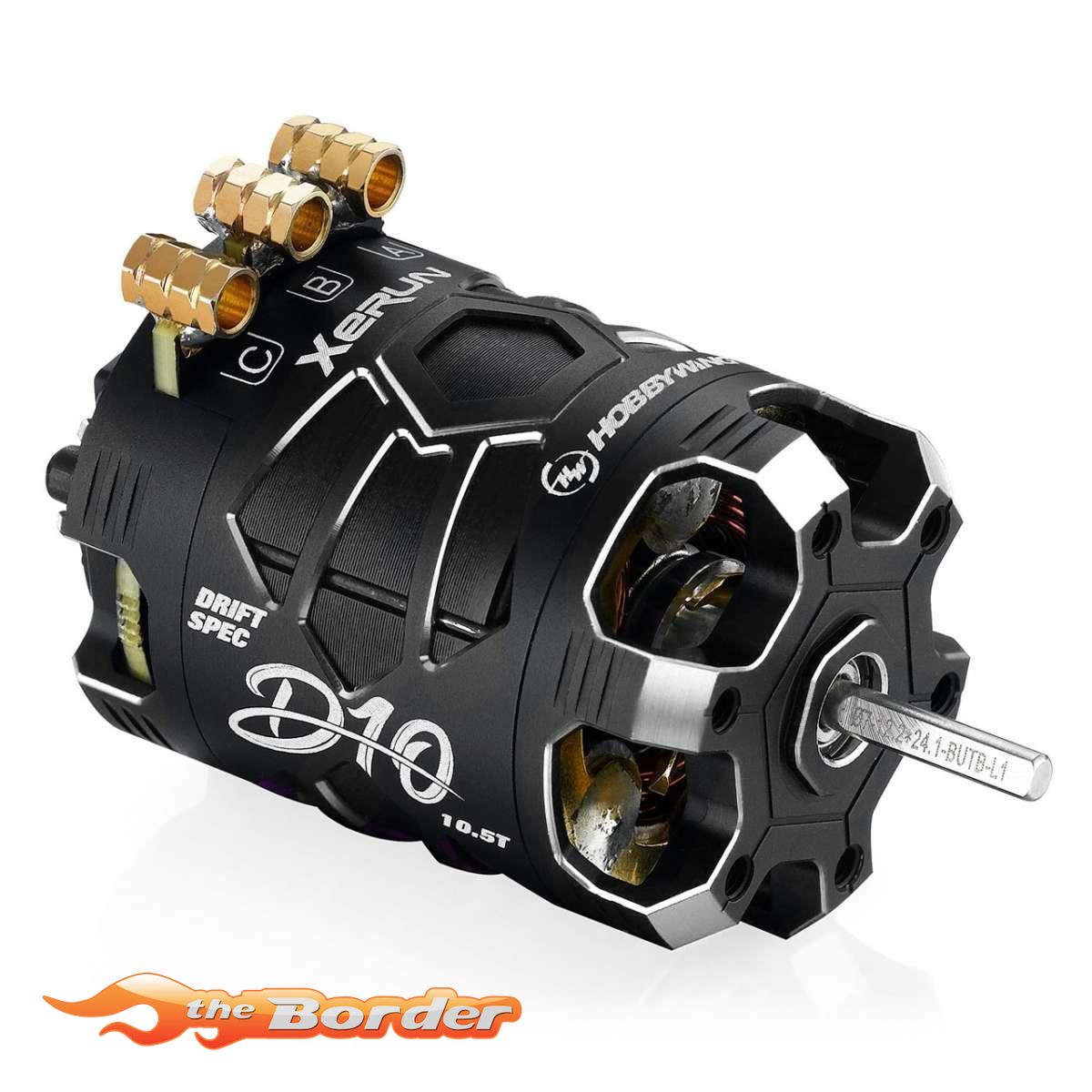 HobbyWing Xerun D10 Brushless Drift Motor 10.5T Black 30401134