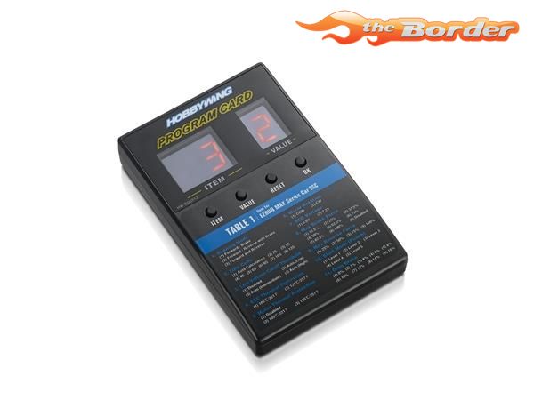 Hobbywing General LED Program Card 30501003
