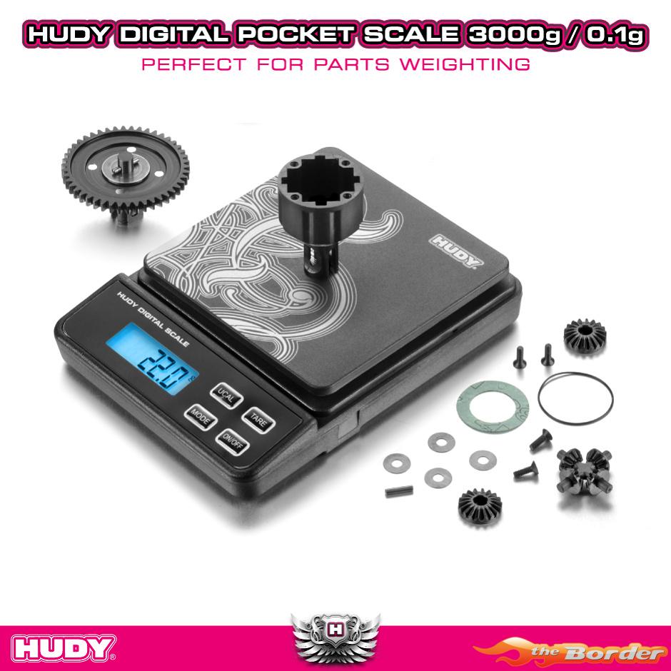 Hudy Professional Digital Pocket Scale 3000g/0.1g 107866 - Afbeelding 2