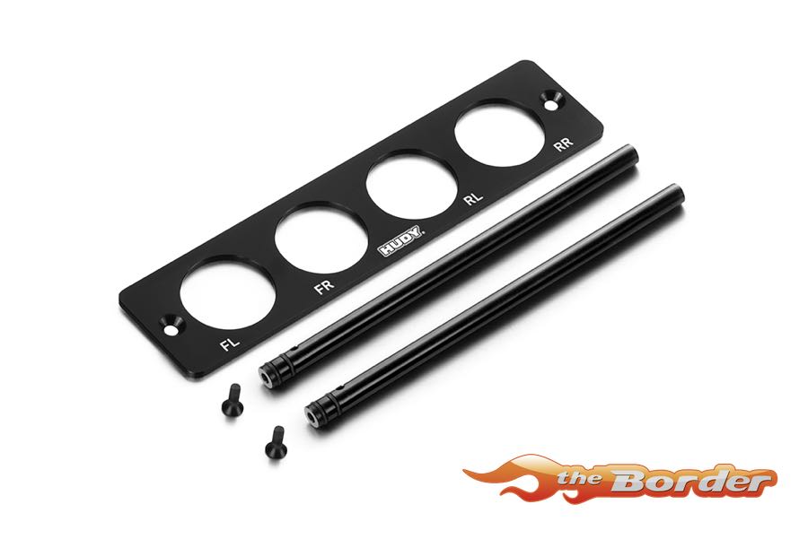 Hudy Alu Shock Stand for 1/8 Off-Road Alu Tray 109822
