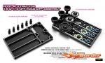 Hudy Alum. Tray for 1/8 Off-road Diff Assembly 109841