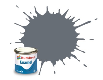Humbrol Dark Admiralty Grey Gloss 14ml Enamel Paint 0059 