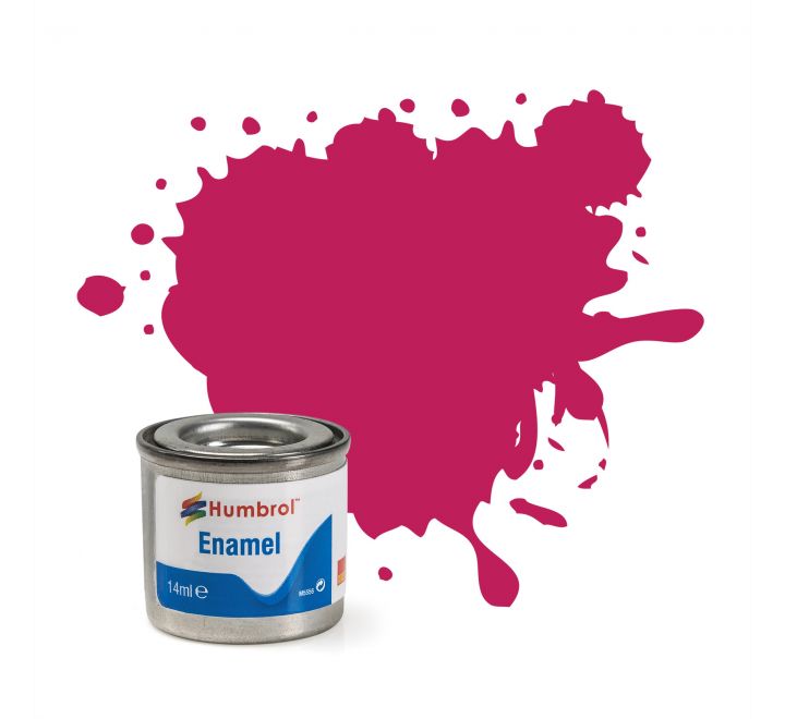 Humbrol Metallic Red Metallic 14ml Enamel Paint 0552