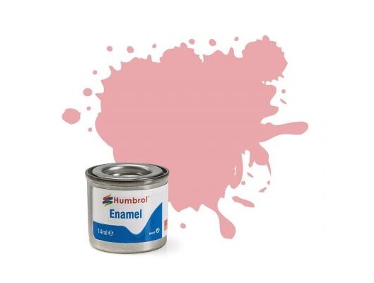 Humbrol Pastel Pink Matt 14ml Enamel Paint 0057