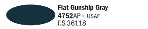 Italeri Flat Gunship Grey - Acrylic Paint 4752AP