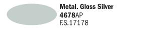 Italeri Metal Gloss Silver - Acrylic Paint 4678AP