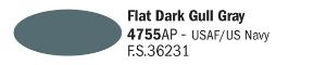 Italeria Flat Dark Gull Grey - Acrylic Paint 4755AP