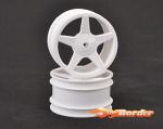 CoreRC JC 5 Spoke Rear White Wheel XLS - pr cr681