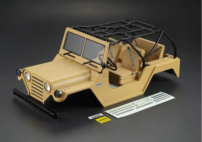 KillerBody 1/10 Crawler WARRIOR Pre-Painted Desert Body Kit all-In KB48447