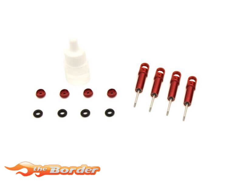 Kyosho Aluminium Red Anodized Oil Shock Set Mini-Z 4x4 MX-01 MXW003R