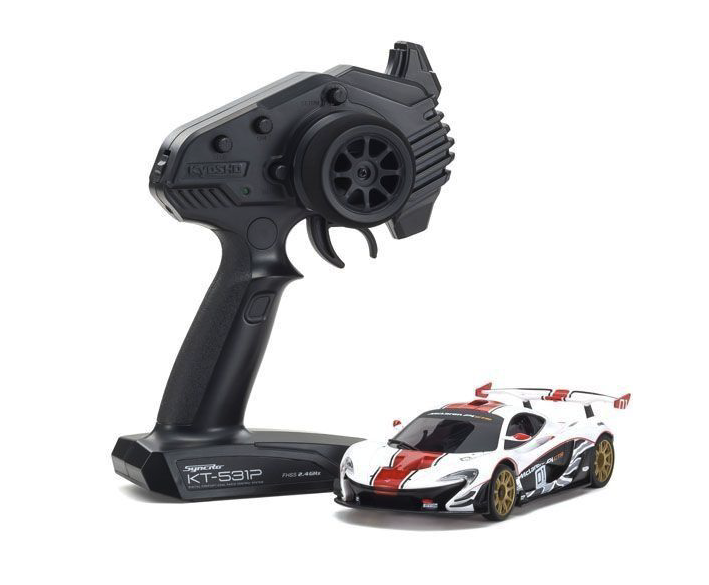 Kyosho Mini-Z McLaren P1 GTR White -Red (W-MM/ KT531P) 32324WR