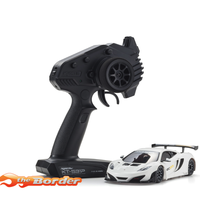 Kyosho Mini-Z RWD Mclaren 12C GT3 White W-MM 32325W