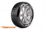 LouiseRC B-Hornet 1/8 Tyres Black Chrome Super Soft (2) LR-T3150VBC