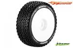 LouiseRC B-Pirate 1/8 Tyres White Dish Wheel (2) LR-T3126SW