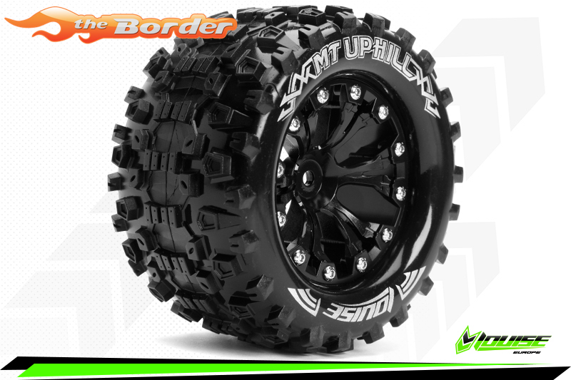 LouiseRC MT-Uphill Stampede/Rustler Rear Tire Soft - 0 Offset - Black LR-T3204SB