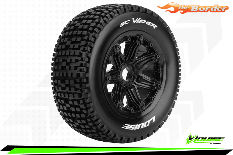 LouiseRC SC-Viper Short Course Truck Tires 24mm Hex - 1/5 Buggy Tires LR-T3294B