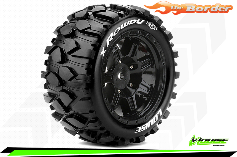 Louise RC X-Rowdy MFT Tyres for X-Maxx (2) LR-T3351B