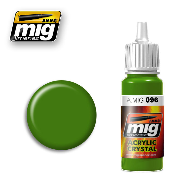 MIG Ammo Crystal Green Periscope (And Tail Light On) AMIG0096