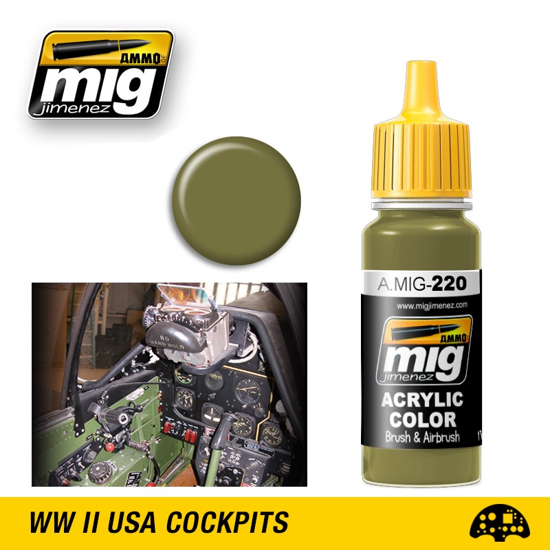 MIG Ammo Fs 34151 Zinc Chromate Green (Interior Green) AMIG0220